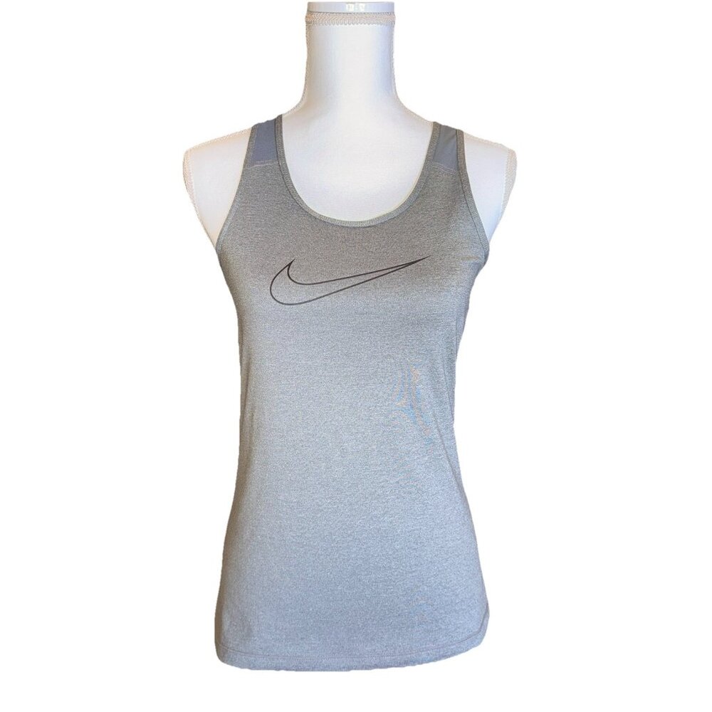 NIKE Women's Victory Tank Top Carbon Heather Size Small
